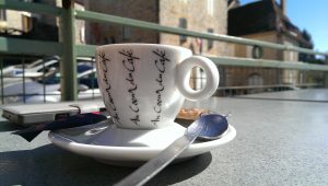 Coffee in the sun