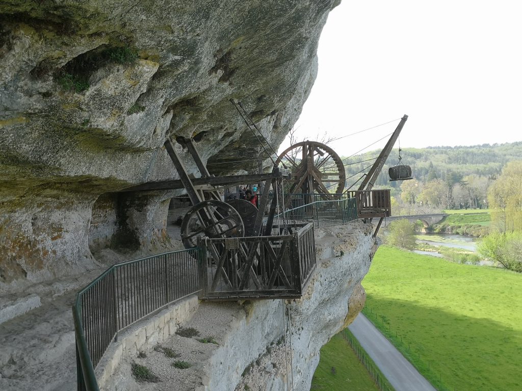 La Roque Saint Christophe winching machines